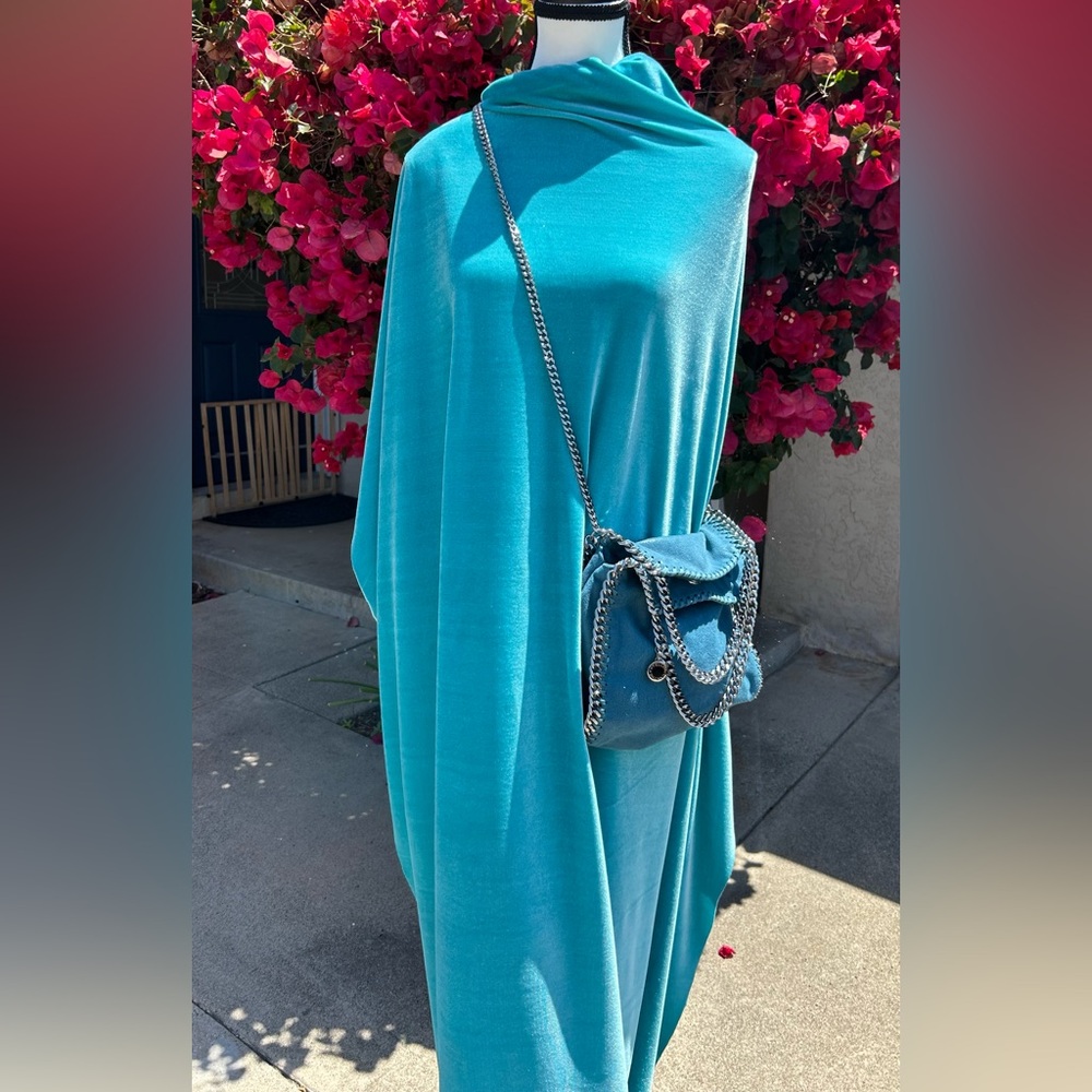 Stella McCartney Teal Chain-Trimmed Purse 💚 - Picture 5 of 12